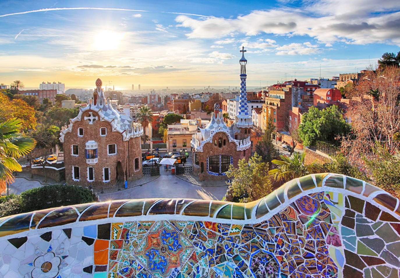 36. Parque Güell, Barcelona. 