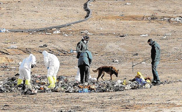 La búsqueda de Marta Calvo entre 9.000 toneladas de basura acaba esta semana