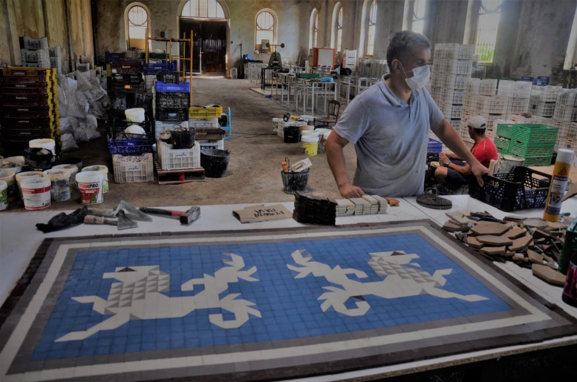 El mosaico Nolla revive en Sumacárcer