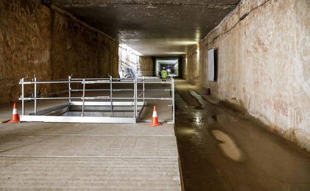 Obras de la Línea 10 de MetroValencia. 