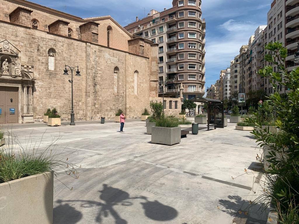 Fotos: Así luce la &#039;nueva&#039; plaza de San Agustín de Valencia