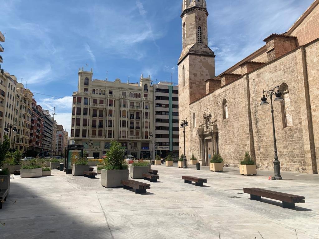 Fotos: Así luce la &#039;nueva&#039; plaza de San Agustín de Valencia