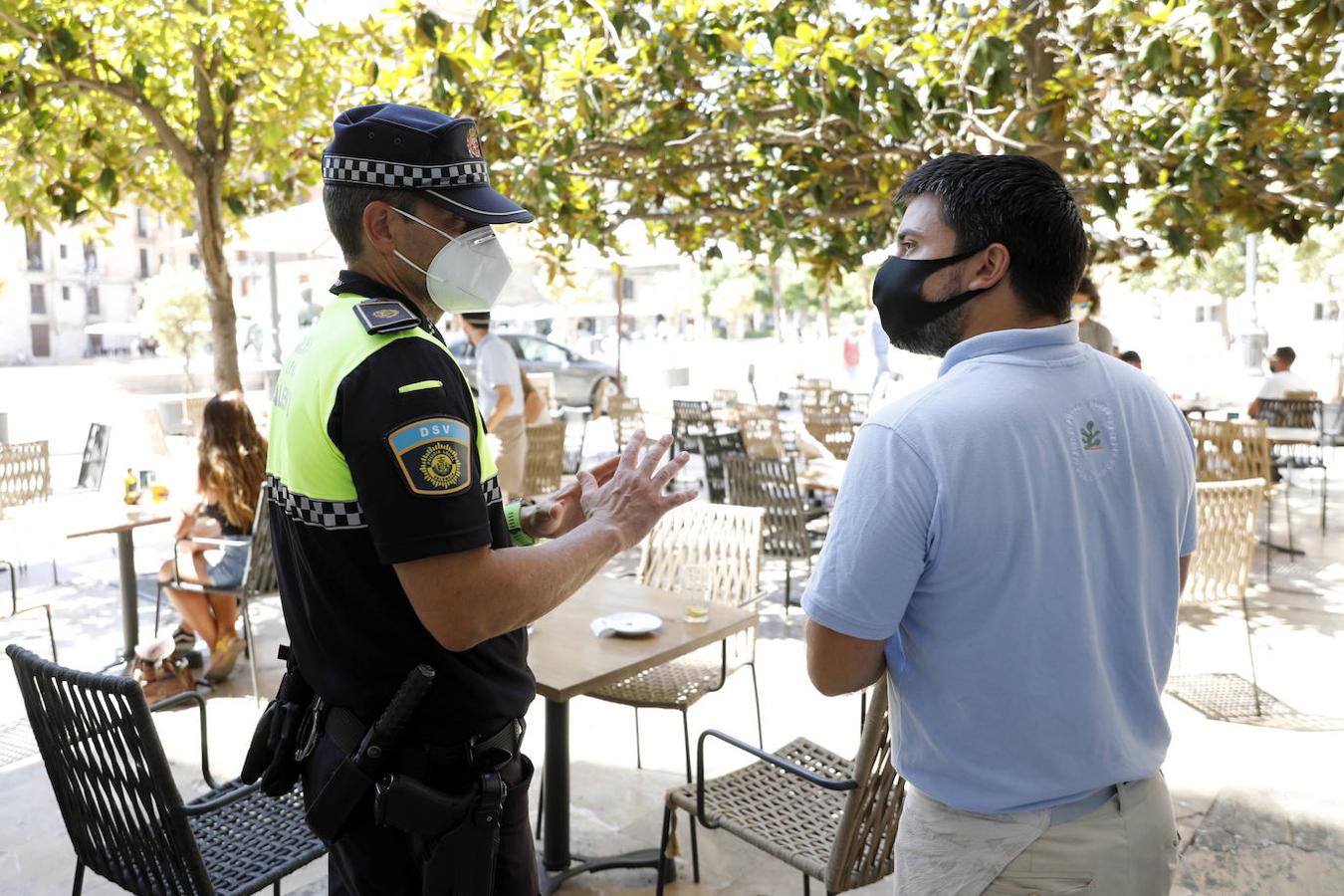 Fotos: Nueva campaña informativa en Valencia por las últimas medidas para prevenir el Covid-19