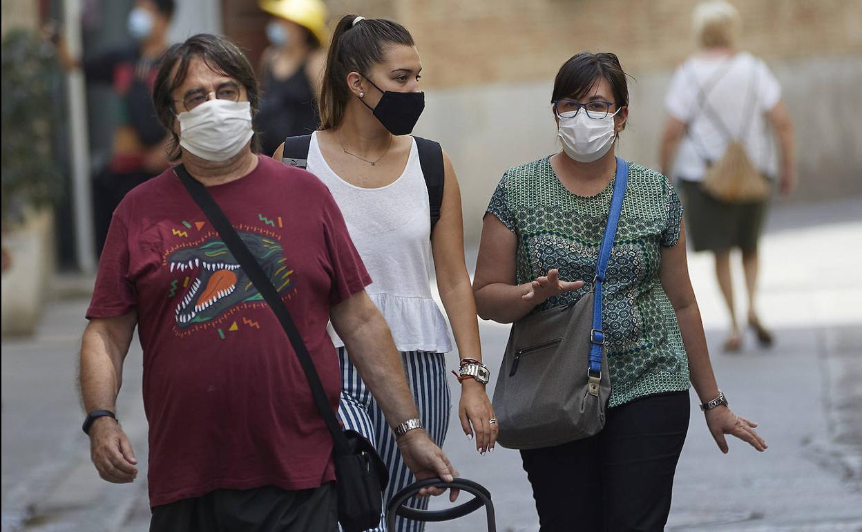 Valencia tramita en veinte días 220 multas por incumplir la obligación de llevar mascarilla