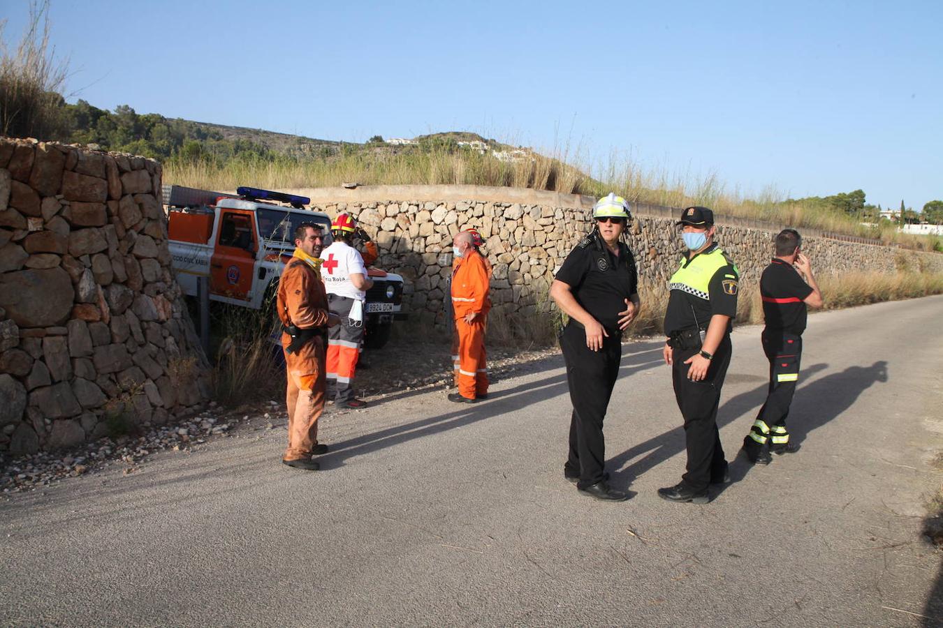 Fotos: El fuego vuelve a golpear a Xàbia y amenaza el Montgó