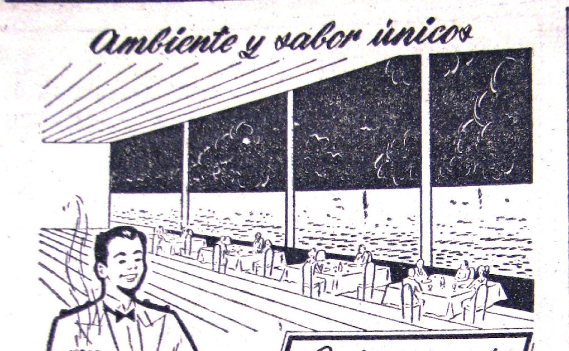 Noel se encargó de los servicios del restaurante de Las Arenas en el año 1957. 