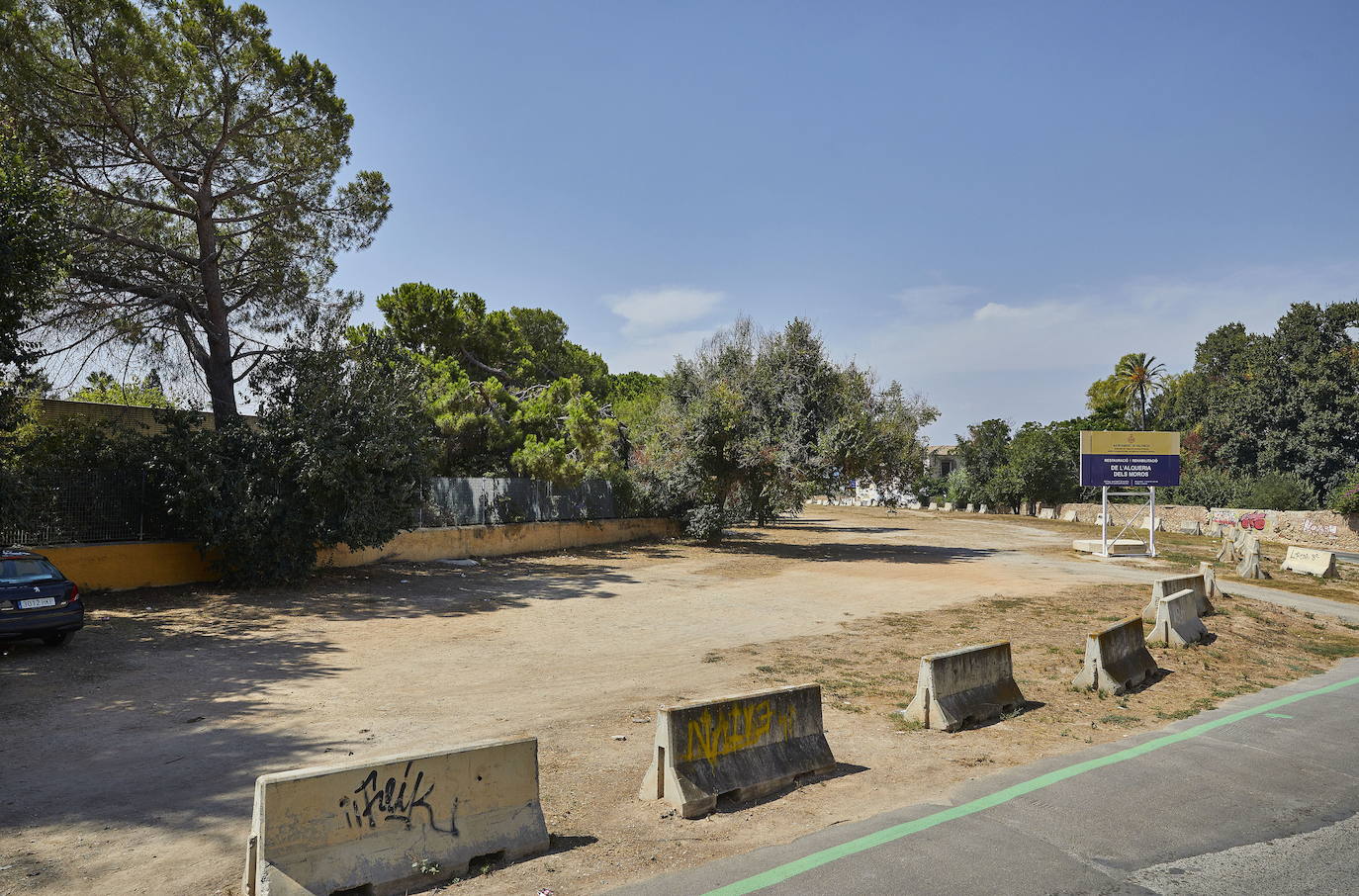 El parque de Benicalap se ampliará sobre un descampado próximo.