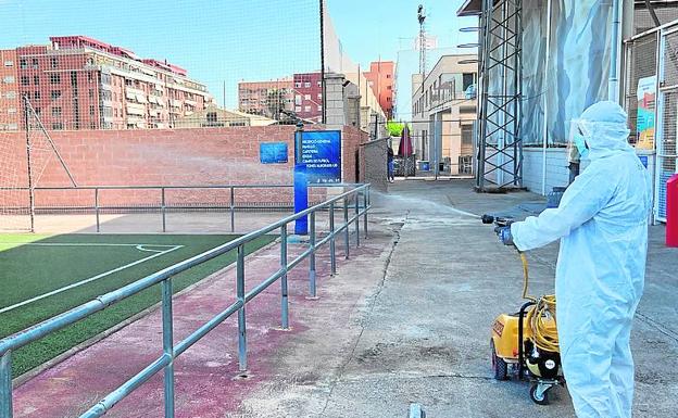 La Ciutat de l'Esport de Alboraya reanuda su actividad con un claro protocolo de actuación