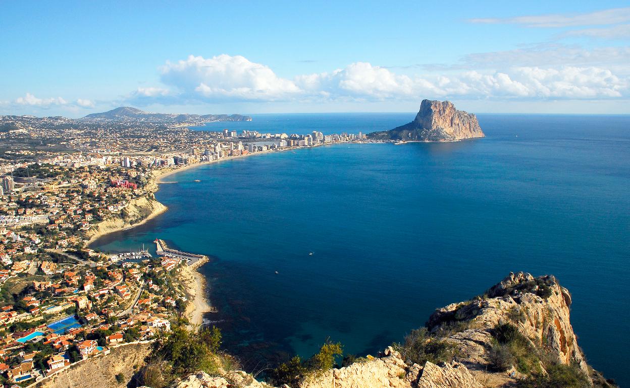 Vista general de Calp. 