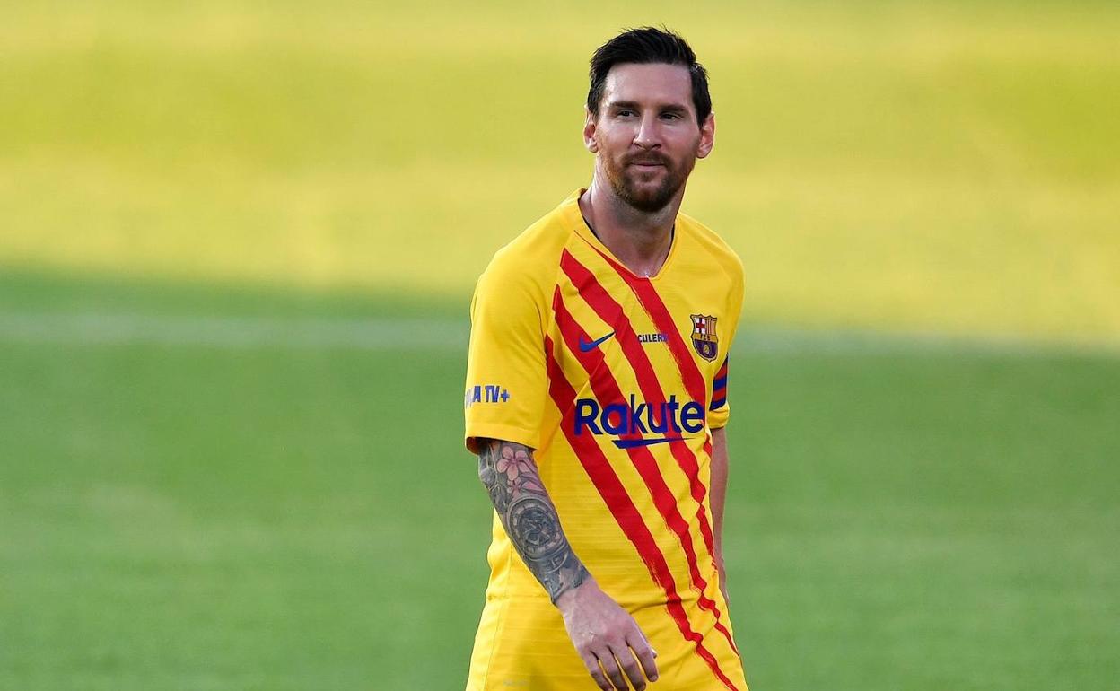 Leo Messi, durante un reciente partido. 