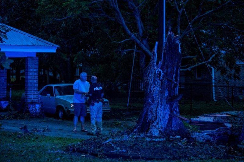 Fotos: El huracán Sally toca tierra en EEUU