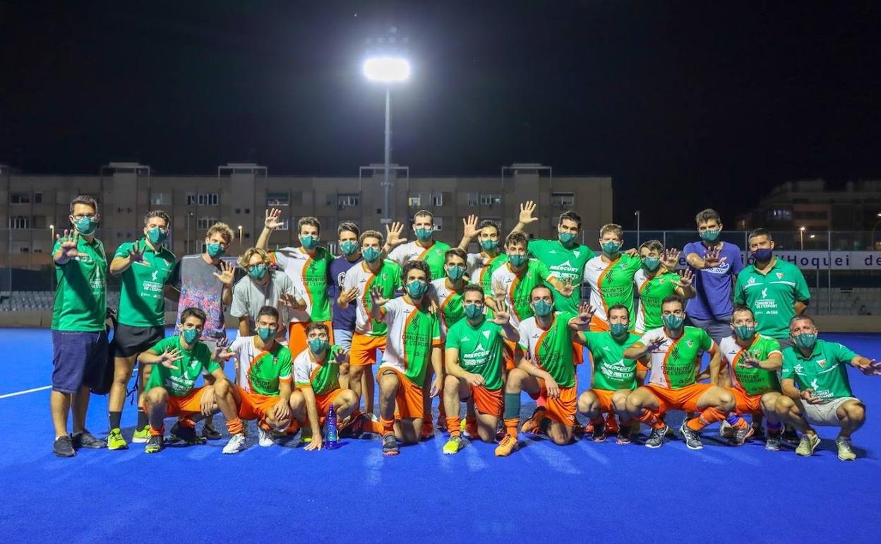 El primer equipo del Giner de los Ríos ya ha pasado a la historia del hockey valenciano. 