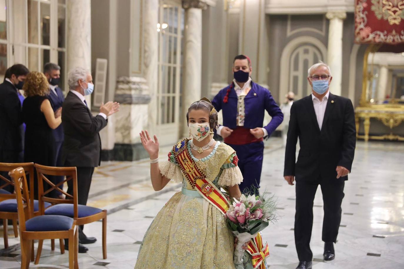 Carla García y Consuelo Llobell repiten en el cargo tras la llegada de la pandemia días antes de las fiestas falleras