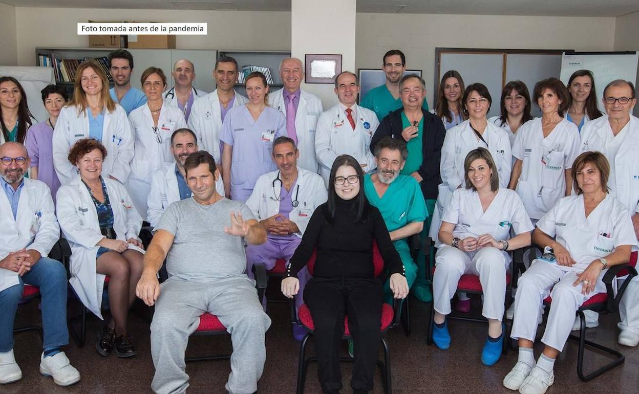 El equipo médico de la Unidad de Trasplante Hepático del Hospital General de Alicante. 