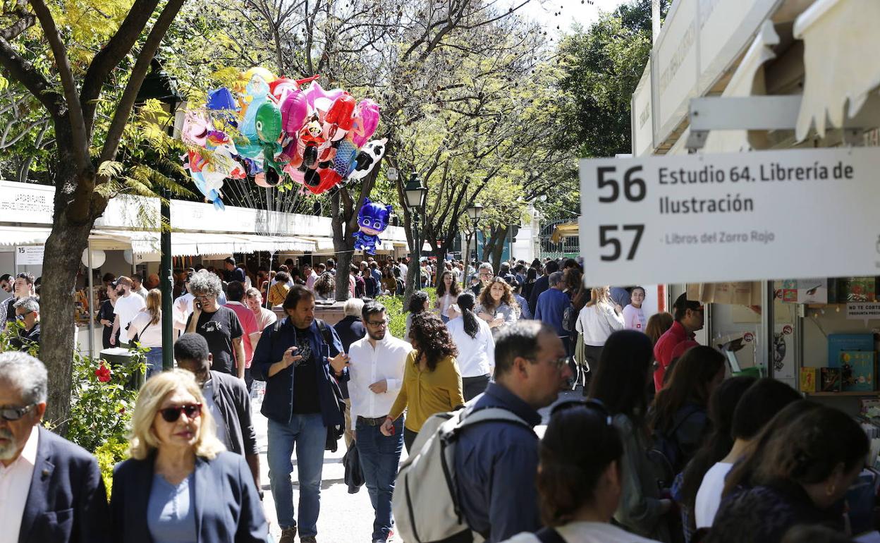 Imagen de la Fira del Llibre en Viveros el año pasado. 