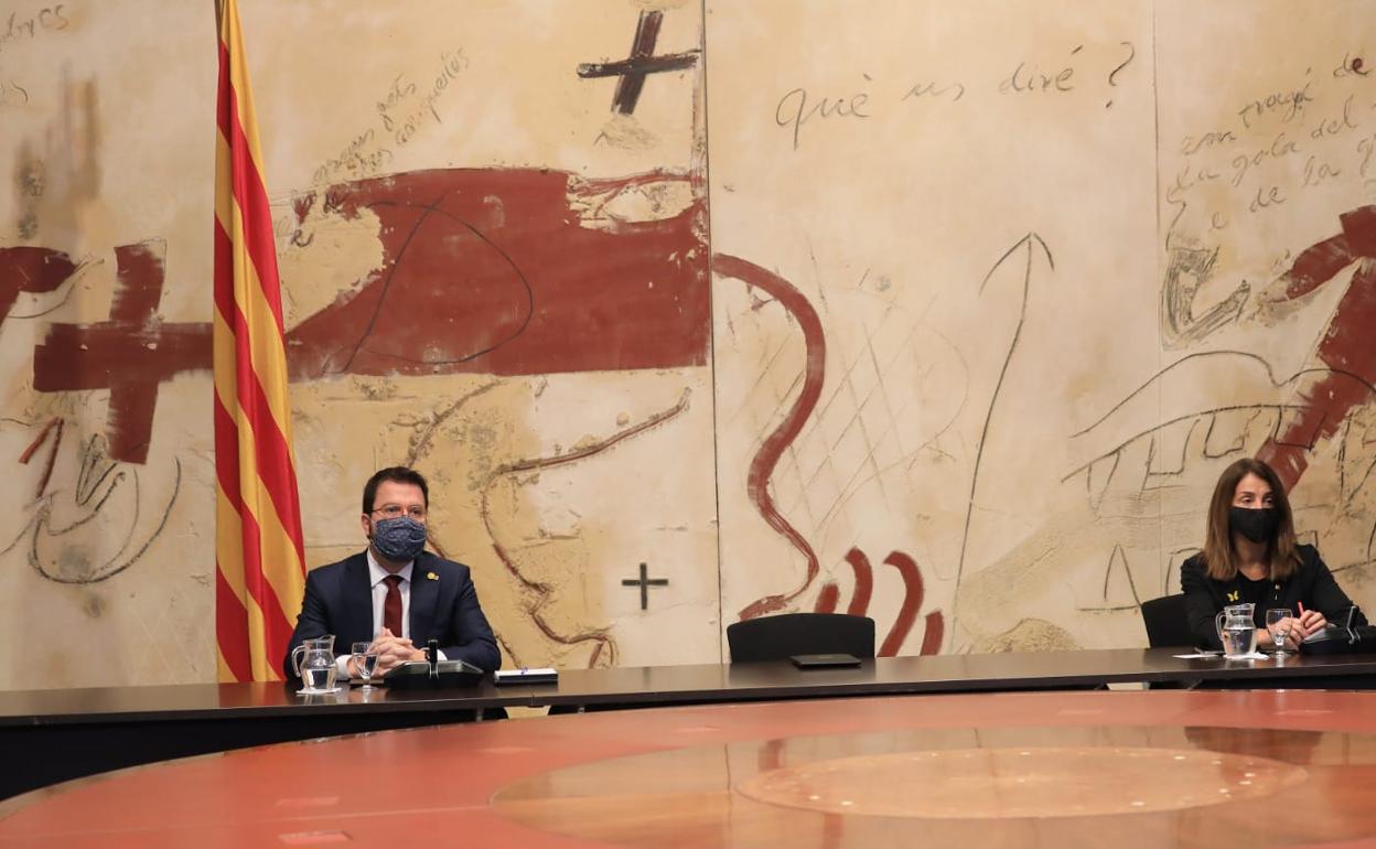 Pere Aragonès ha cogido las riendas este miércoles por la mañana de la dirección de la Generalitat.