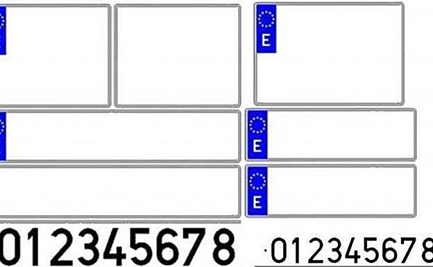 Ejemplos de matrículas en España