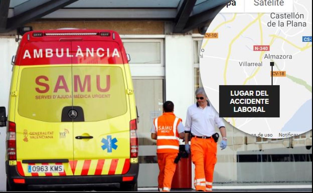 Un trabajador muere tras ser atropellado por una máquina en una nave en Almassora