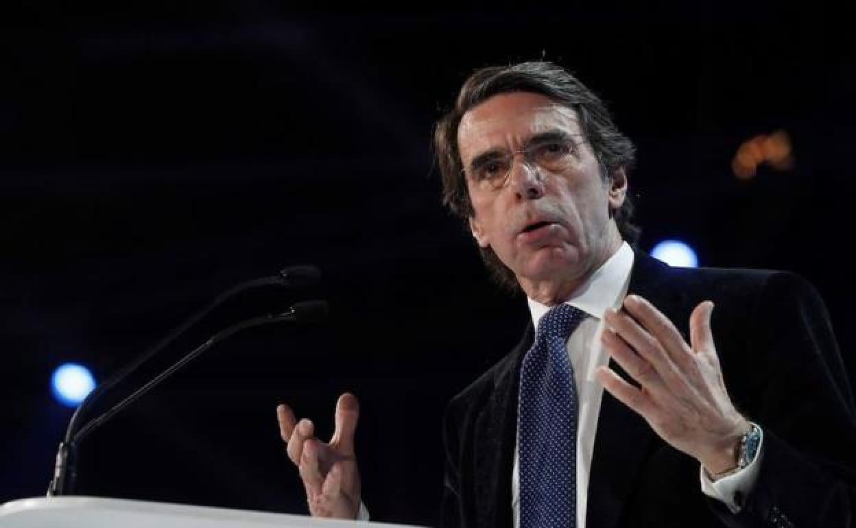 El expresidente del Gobierno José María Aznar. 