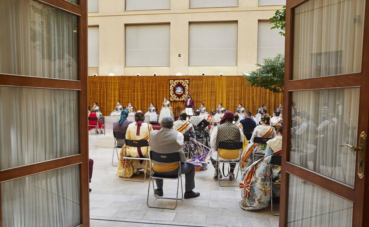 Imagen de la entrega de premios de las fallas de Valencia 2020. 