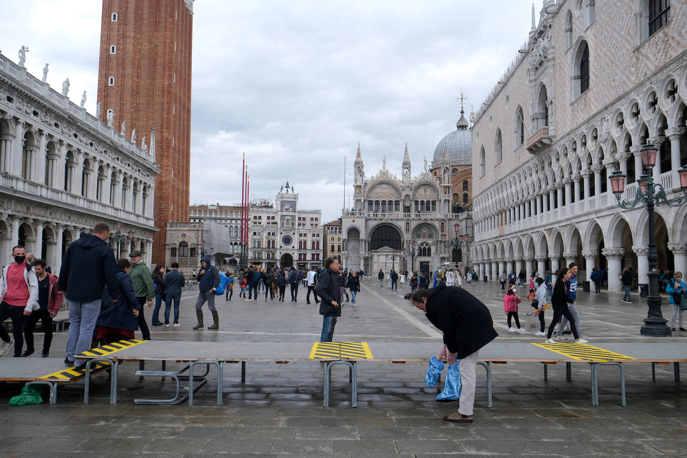 Fotos: Día histórico en Venecia: el Moisés evita la llegada del &#039;acqua alta&#039;