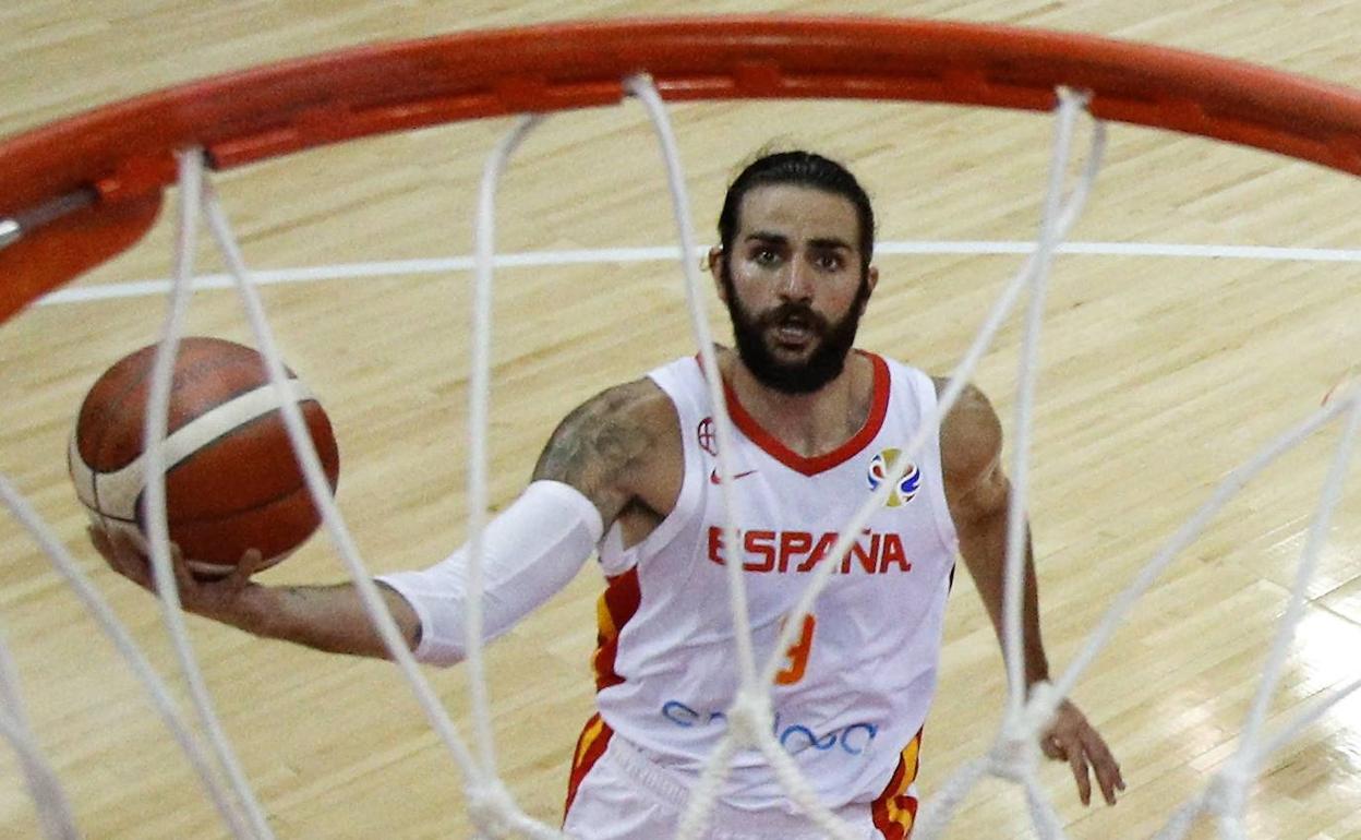 Ricky Rubio, durante el Mundial