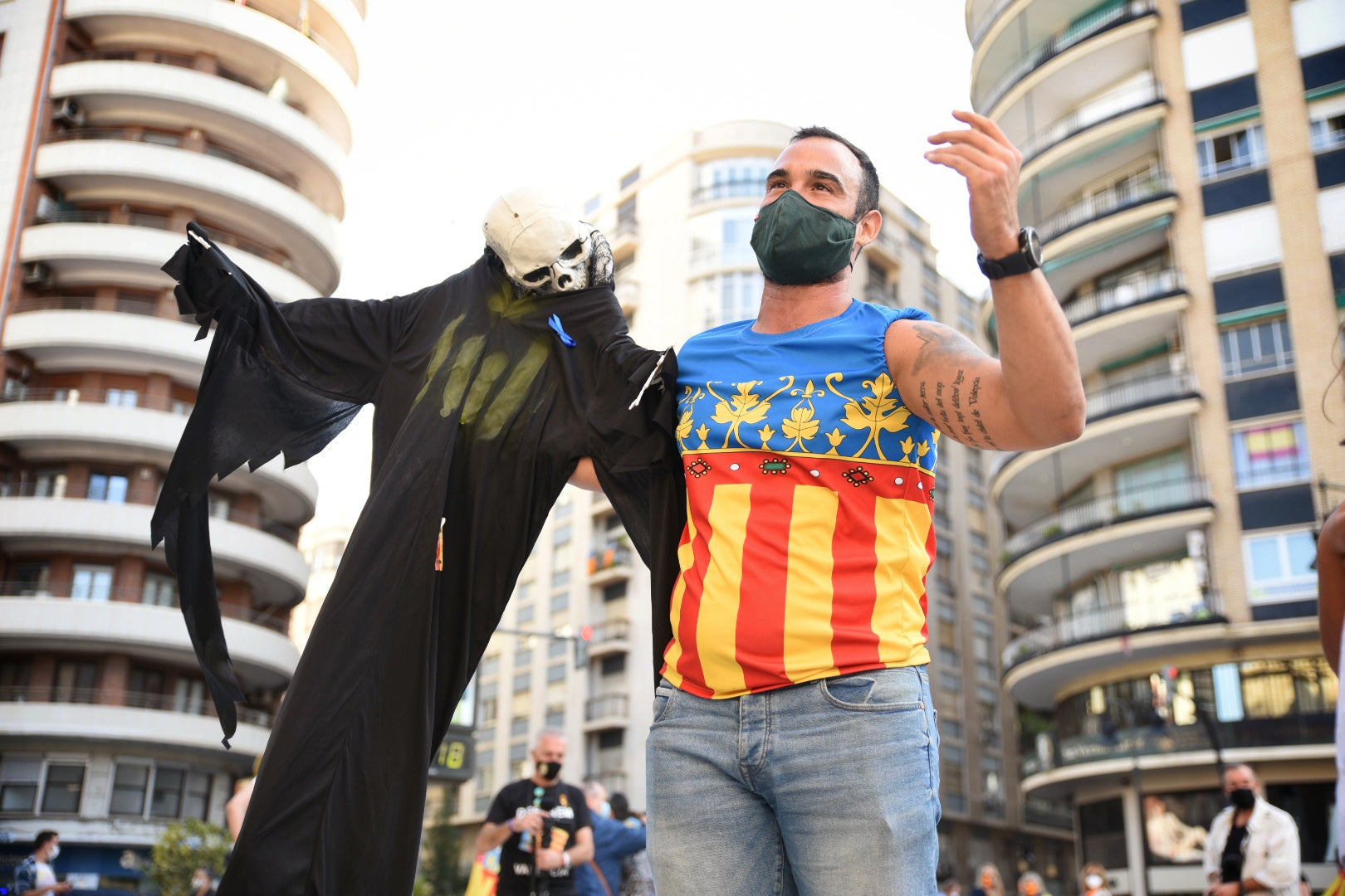 Fotos: Manifestaciones en Valencia por el 9 d&#039;Octubre