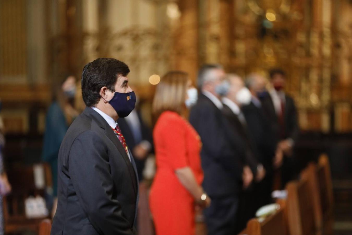 La celebración del 'Te Deum' apartada del programa oficial de actos del Ayuntamiento llena la Catedral de Valencia cumpliendo con las medidas sanitarias