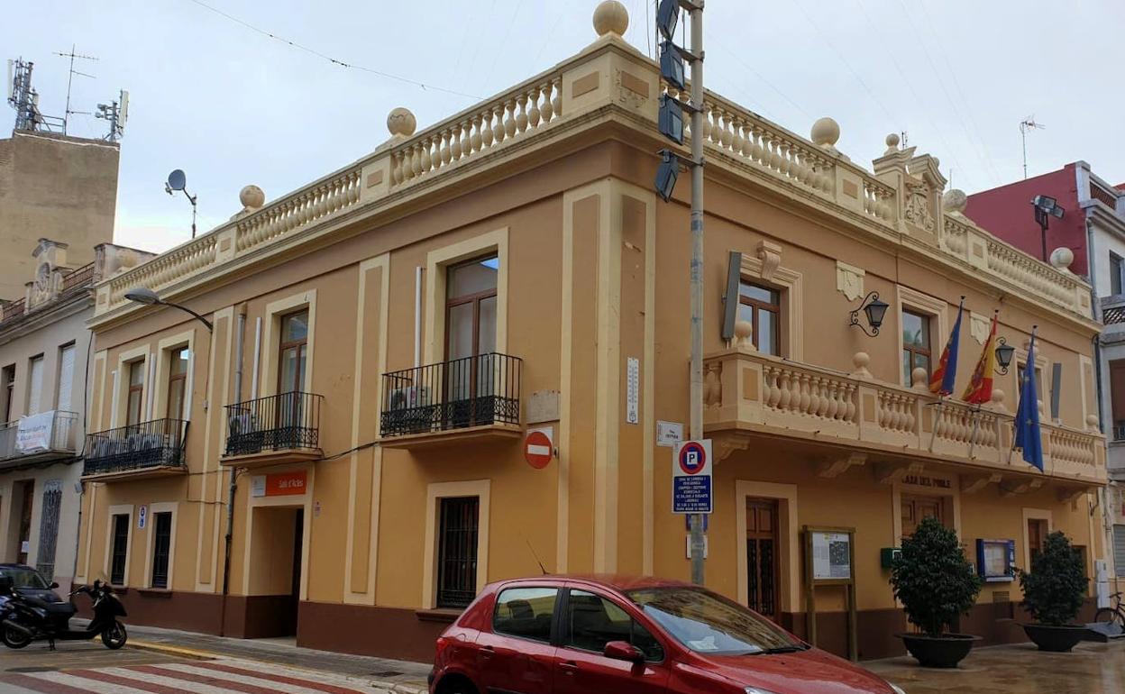 La fachada de la actual casa consistorial. 