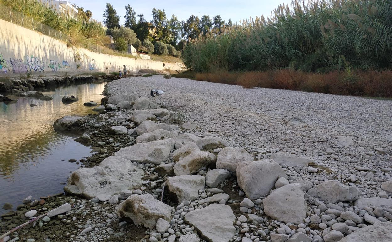 Tramo del río Serpis a su paso por Almoines. 