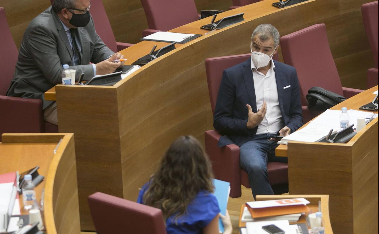 Toni Cantó, en Les Corts