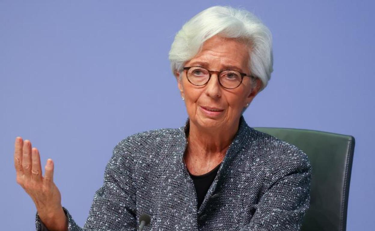 Christine Lagarde, presidenta del BCE.