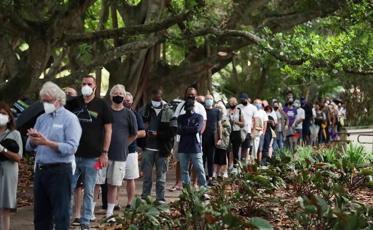 Votantes en Florida.