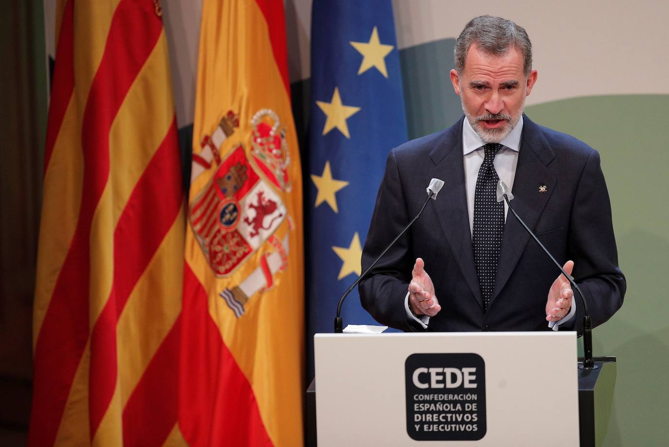 La ciudad se ha convertido por un día en la sede de las grandes empresas españolas, con una serie de conferencias en el Palau de Les Arts Reina Sofía sobre los retos de la economía española