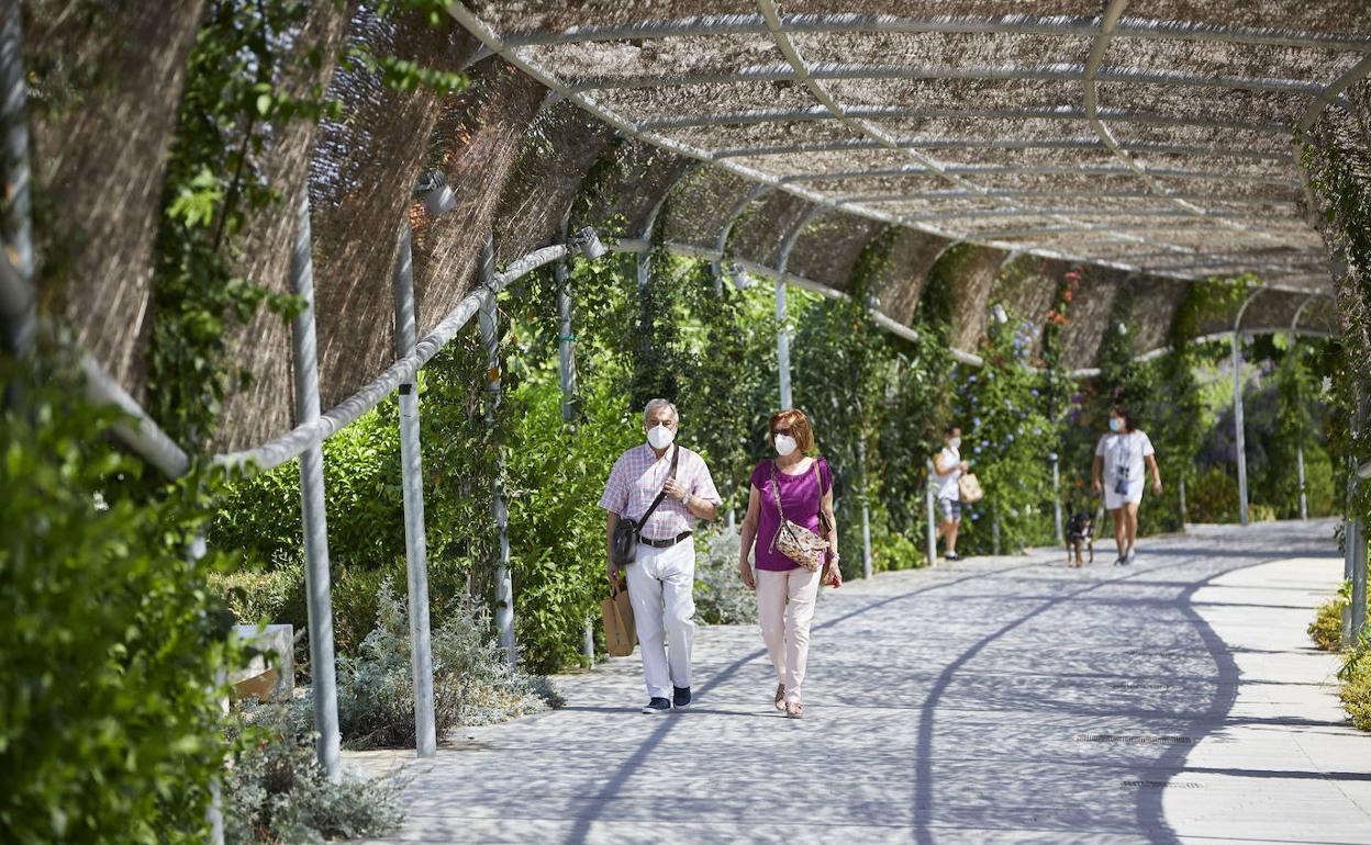 El parque Central de Valencia. 