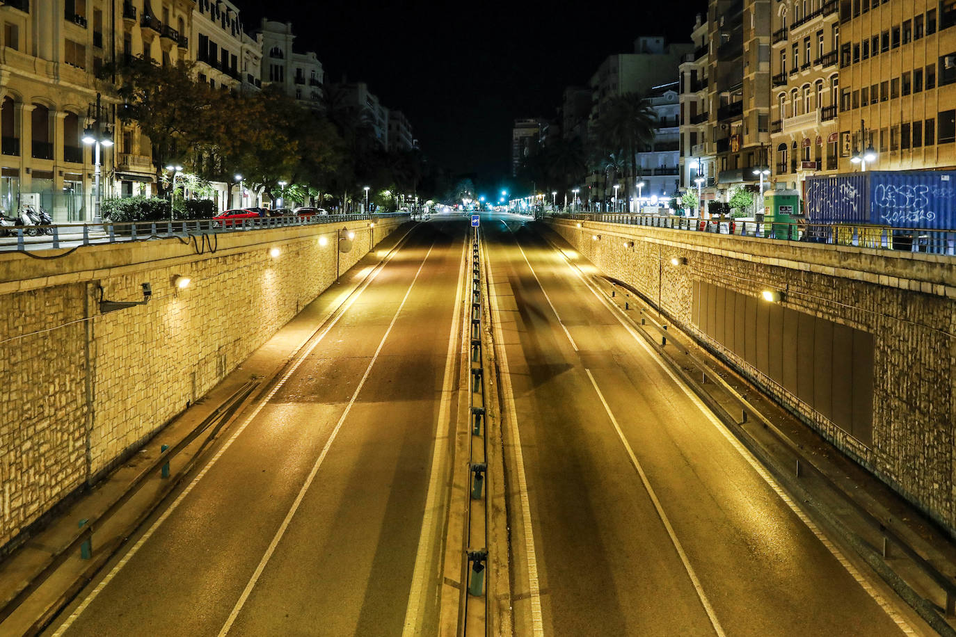 Valencia, bajo el toque de queda