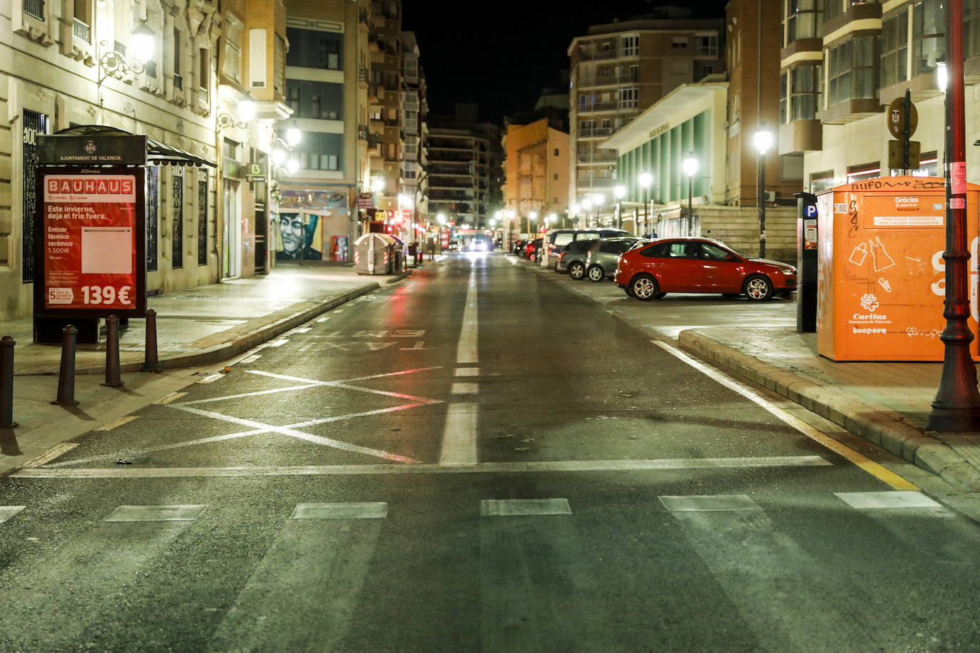 Valencia, bajo el toque de queda