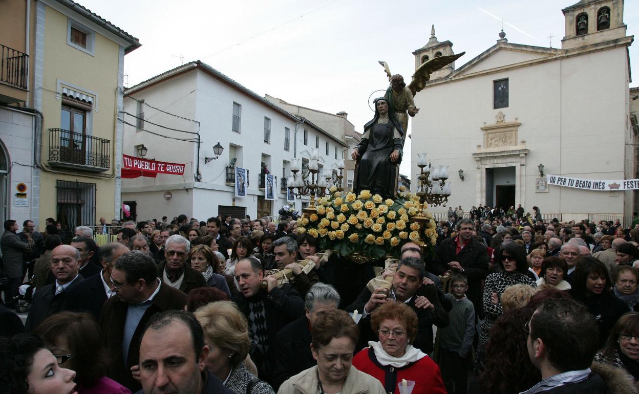 Procesión de la Beata Inés. 