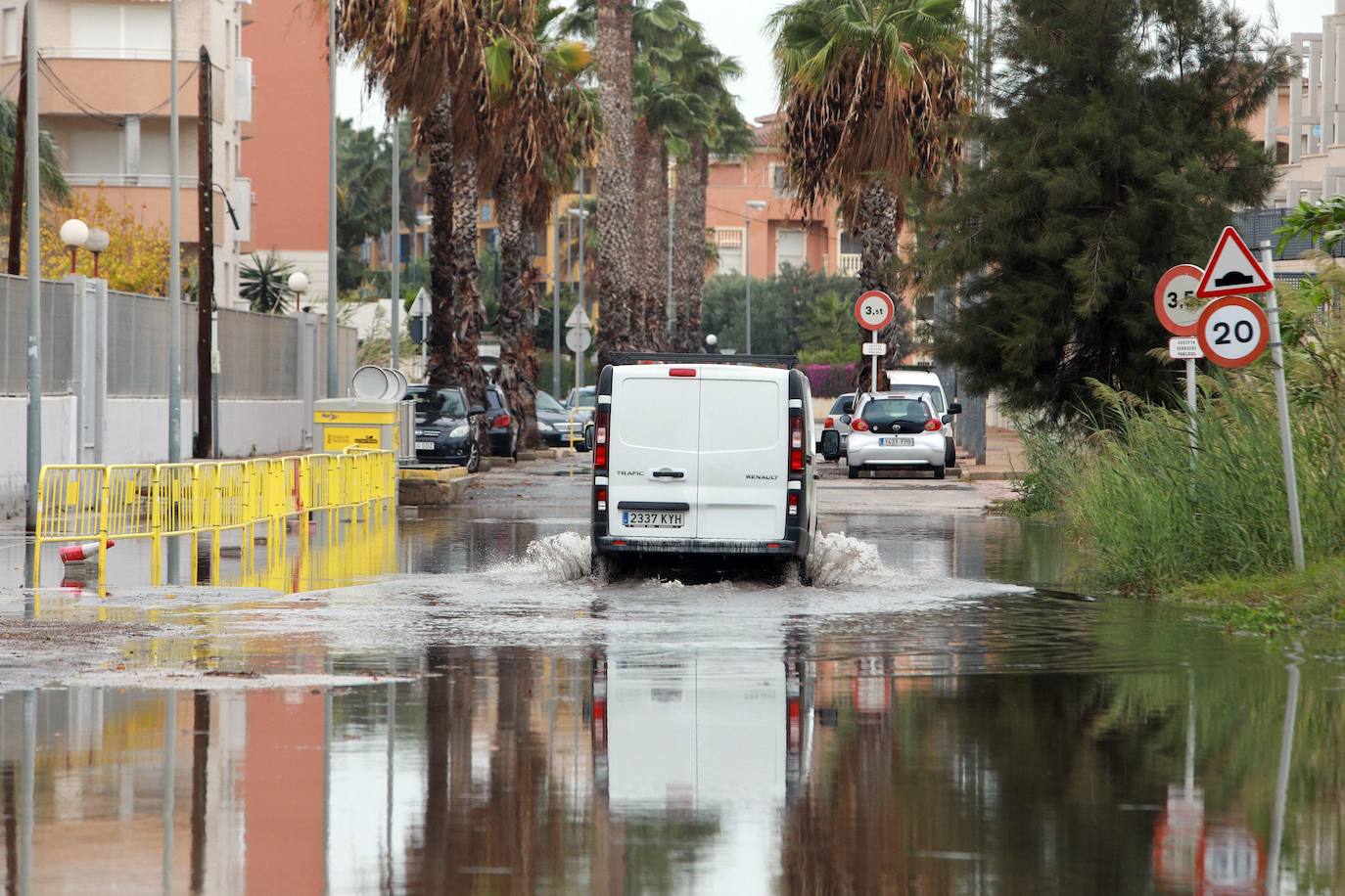 Una zona residencial en Dénia