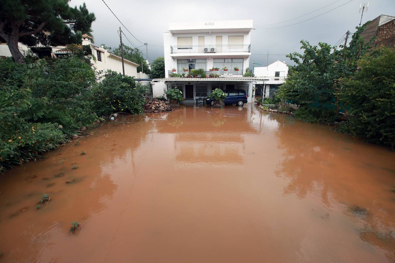 Una zona residencial en Dénia.