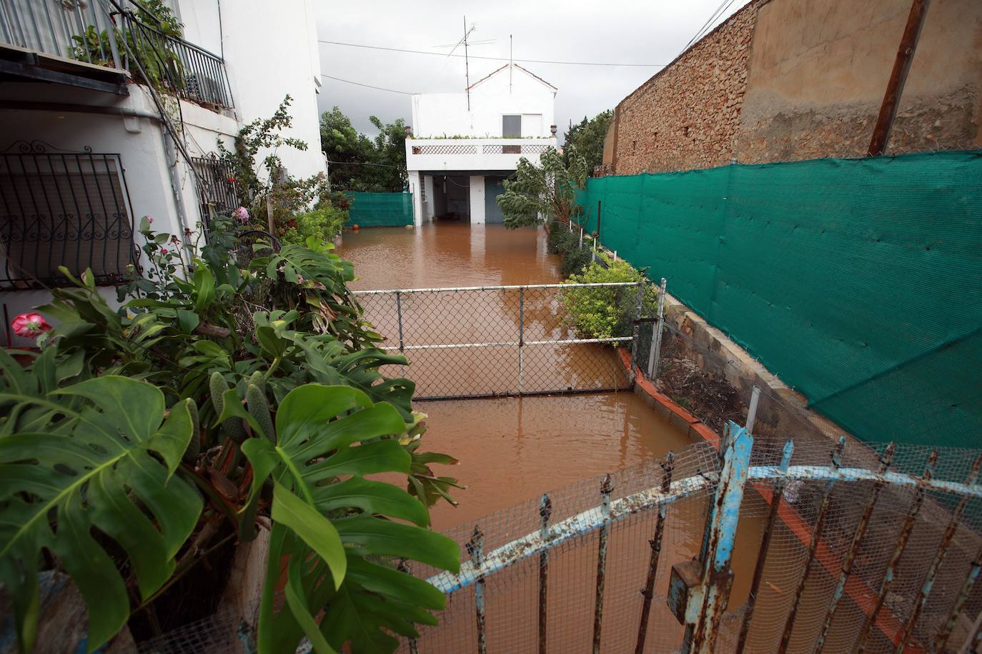 Una zona residencial en Dénia.