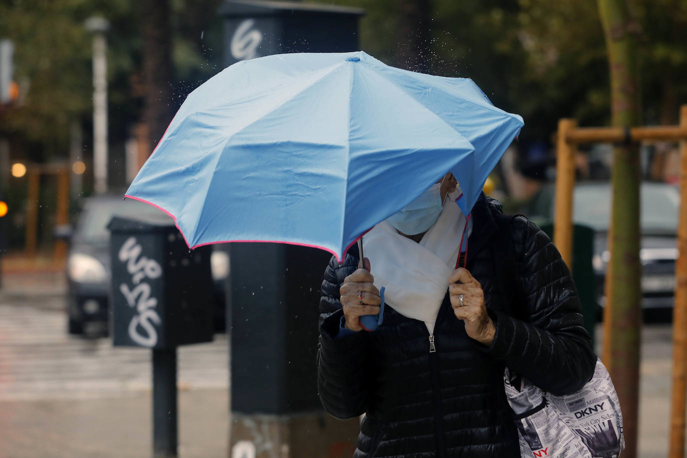 Lluvia en Valencia. 