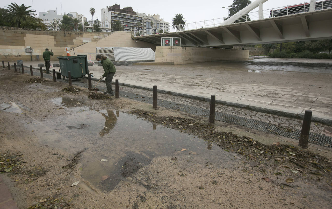 Fotos: Daños tras las lluvias en el cauce del río Turia