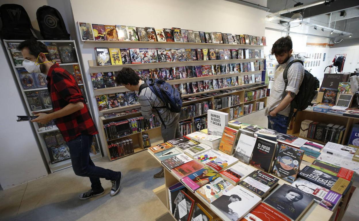 Librería Bangarang de Valencia, una de las que forman parte de la plataforma. 