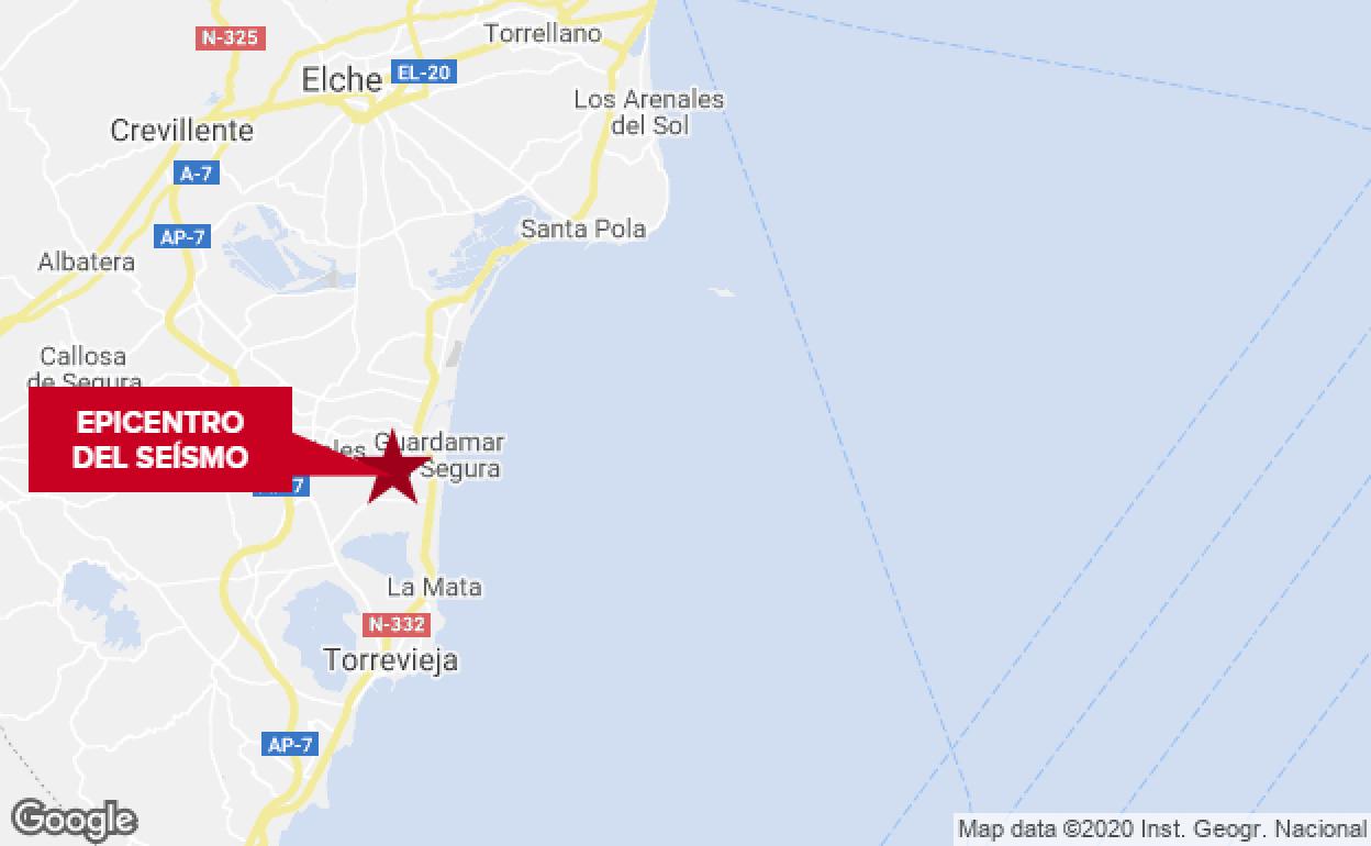 La Comunitat registra el quinto terremoto en una semana: seísmo de 1,6 de magnitud a las 22.15 horas