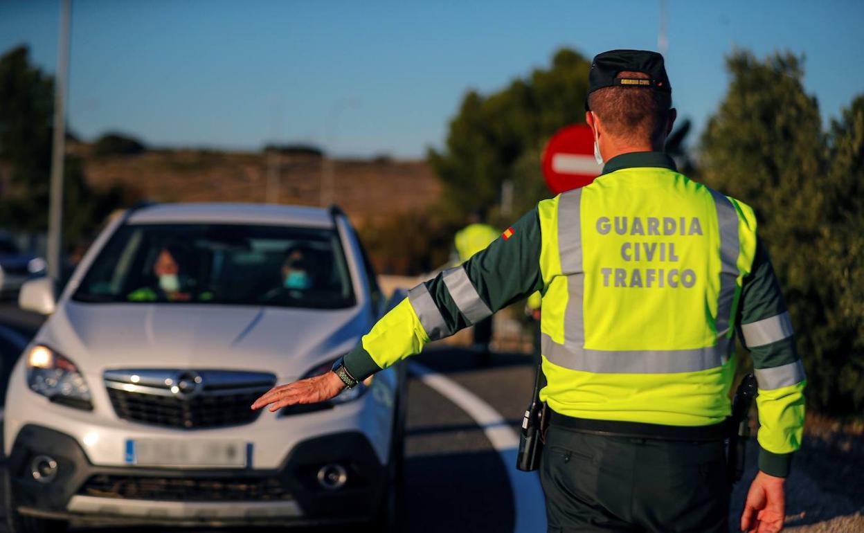 Control de la Guardia Civil. 