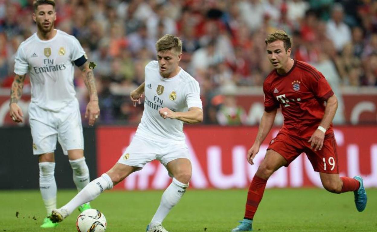 Toni Kroos, durante un partido con el Real Madrid. 