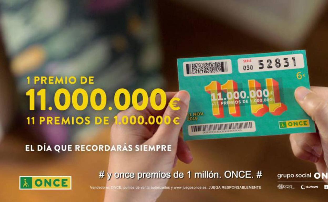 Sorteo 11/11 de la ONCE: dónde ha tocado en 2020