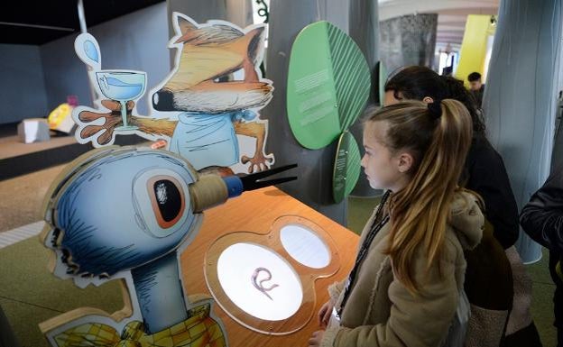 La exposición está dirigida al público infantil.