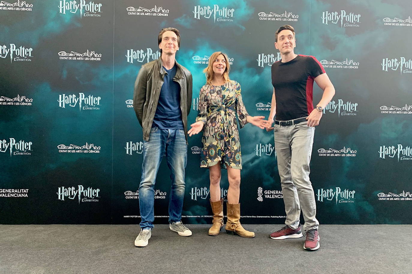 James y Oliver Phelps en su visita a Valencia, el pasado año 2019.